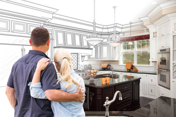 Custom kitchen cabinets installed in a Braddock Heights home